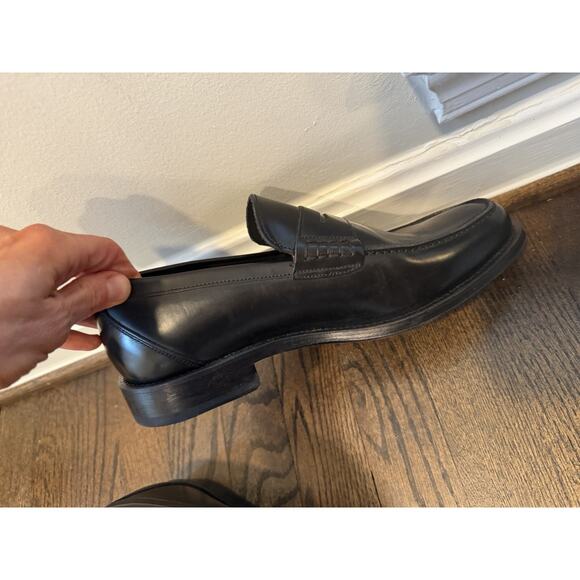 Crosby Square Newhaven Penny Loafer Black Men\'s 8.5/9 Leather NEW READ $400 main image 4